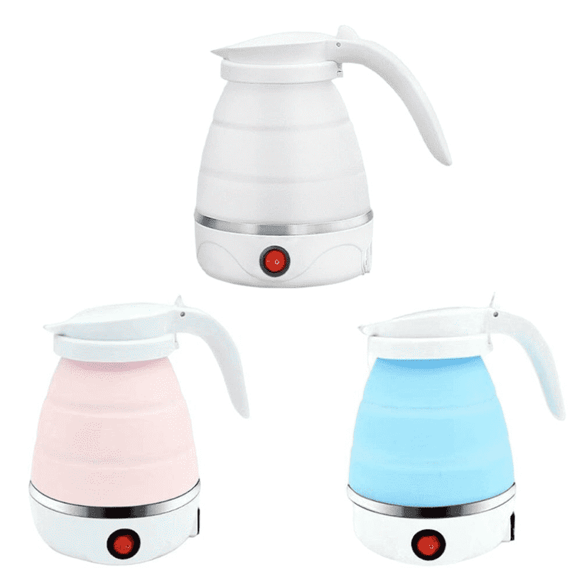 Folding Silicone Travel Electric Kettle - 600 ML - HomeGoods Lima