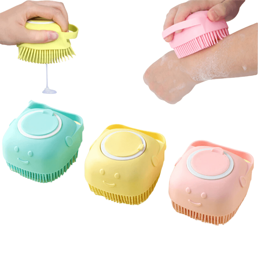 Silicone Head Massage Brush: Versatile Bathroom Essential - HomeGoods Lima