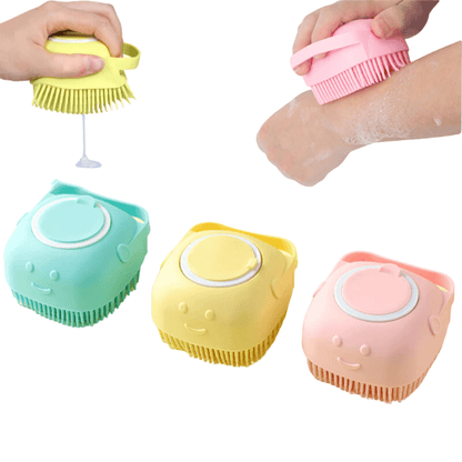 Silicone Head Massage Brush: Versatile Bathroom Essential - HomeGoods Lima