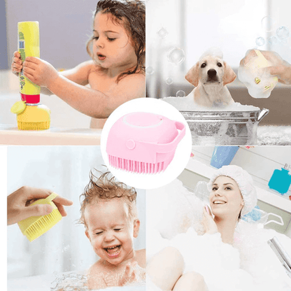 Silicone Head Massage Brush: Versatile Bathroom Essential - HomeGoods Lima