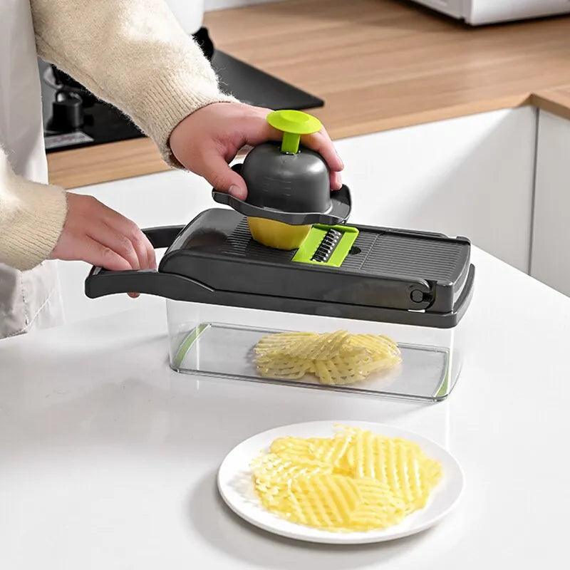 12-In-1 Multifunctional Vegetable Slicer Cutter - HomeGoods Lima