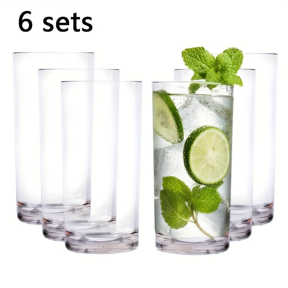 Glass Tumbler Set Clear Straight Mouthwash and Juice Cups - HomeGoods Lima