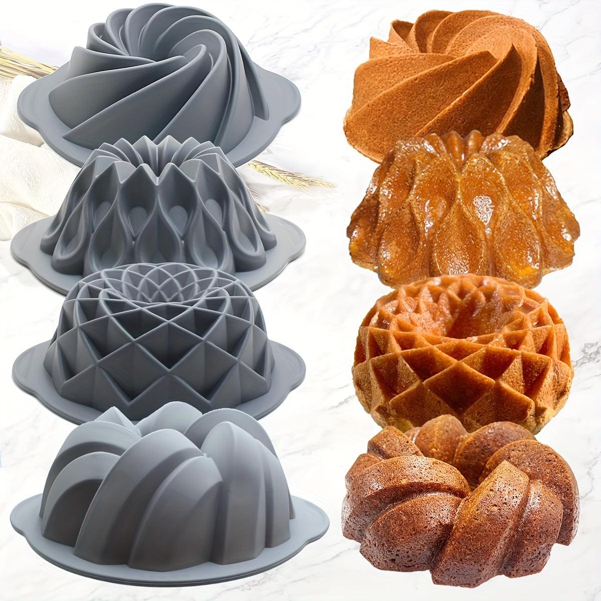 Premium Silicone Mini Bundt Pan Set NonStick BPAFree - HomeGoods Lima