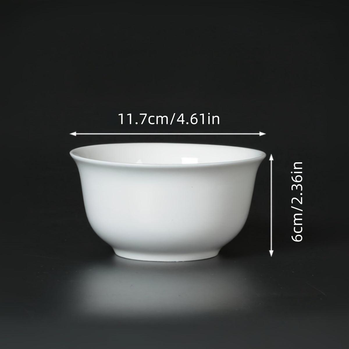 Classic White Ceramic Rice and Soup Bowls - HomeGoods Lima