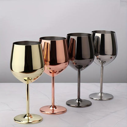 Stainless Steel Wine Glass Creative Durable DropResistant Barware - HomeGoods Lima