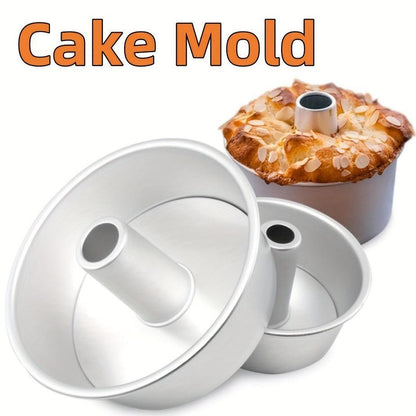 Removable Bottom Round Aluminum Cake Pan for Chiffon Cakes - HomeGoods Lima