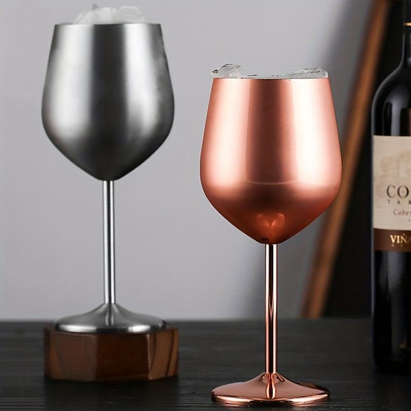 Stainless Steel Wine Glass Creative Durable DropResistant Barware - HomeGoods Lima