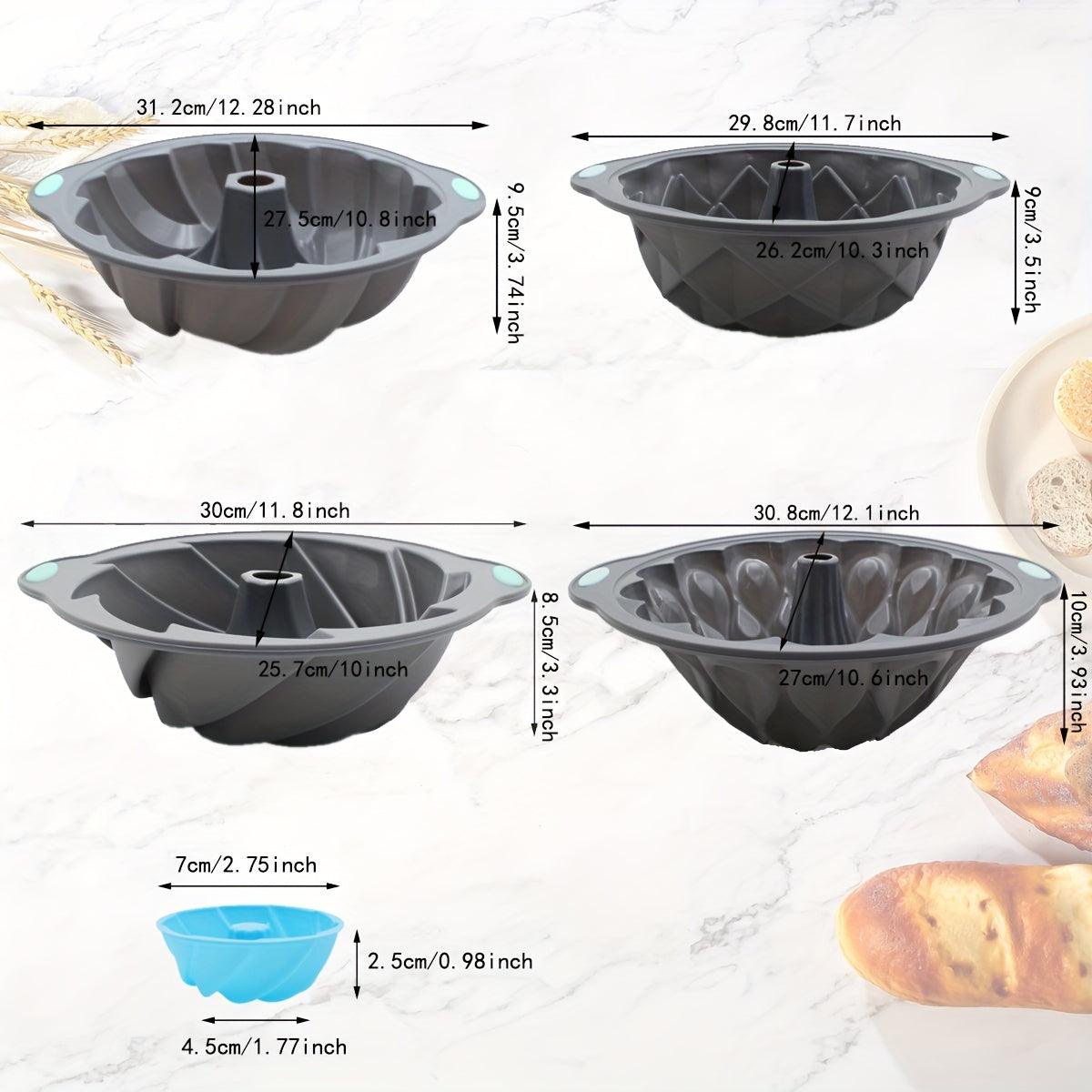 Premium Silicone Mini Bundt Pan Set NonStick BPAFree - HomeGoods Lima