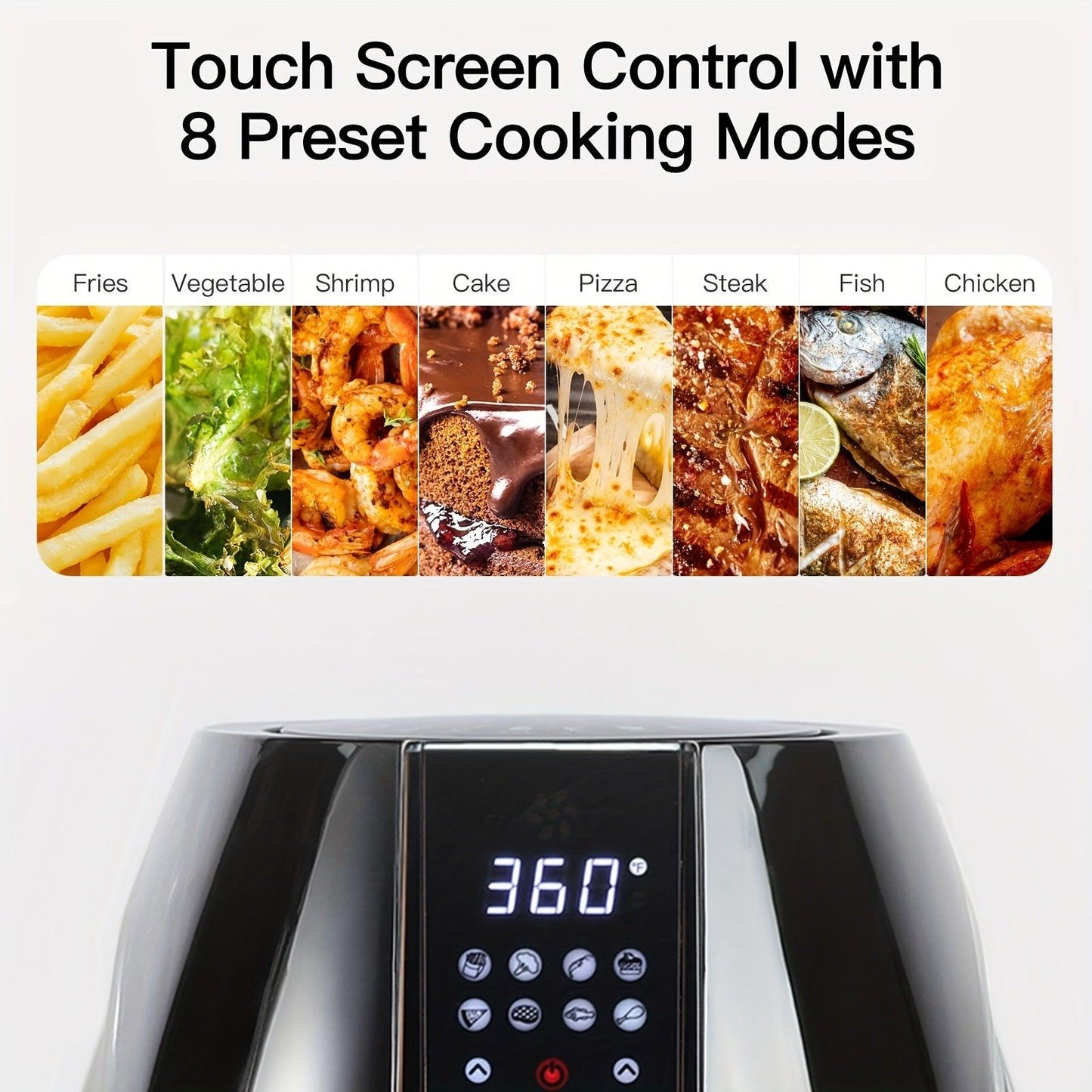 6L Air Fryer with 8 Power Modes and Touch Screen - HomeGoods Lima