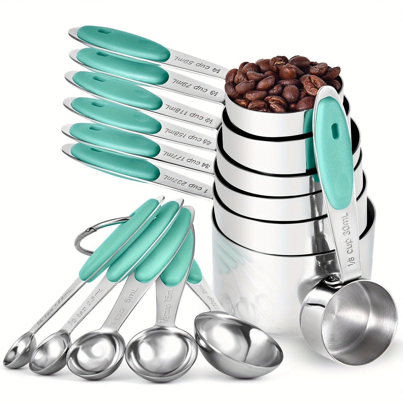 HeavyDuty 12Piece Stainless Steel Measuring Set for Baking - HomeGoods Lima