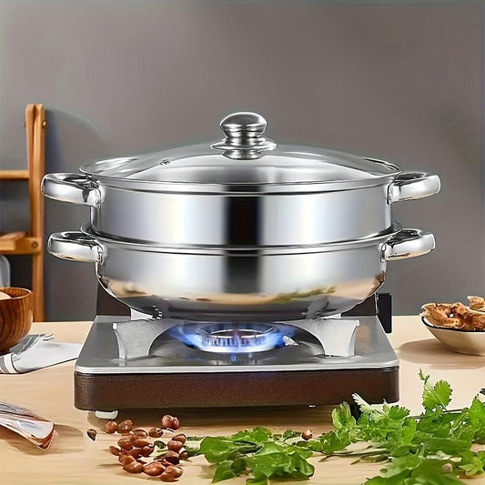 Versatile Stainless Steel Steamer Pot for All Stove Types - HomeGoods Lima