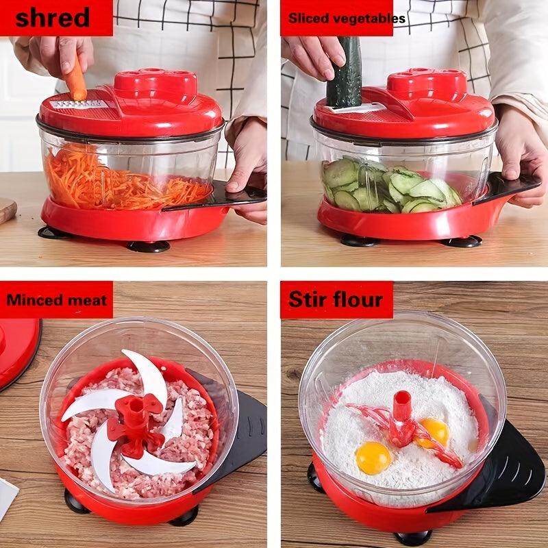 Multifunctional Manual Food Chopper Meat Grinder - HomeGoods Lima