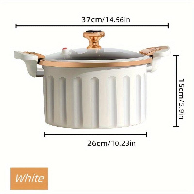 Large Capacity Enamel Pressure Cooker for Soups Stews NonStick - HomeGoods Lima