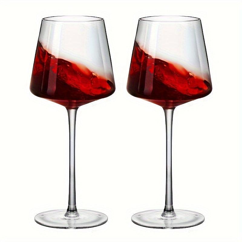 Handblown Crystal Wine Glasses Set for Wine Tasting and Events - HomeGoods Lima