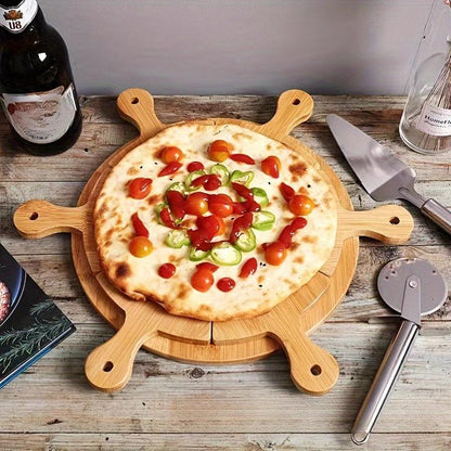 Bamboo Pizza Serving Tray with Detachable Platter - HomeGoods Lima