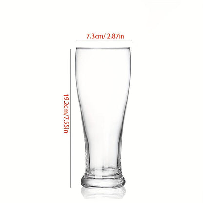 Premium Reusable Glass Beer Glass EcoFriendly No Rush 1Pc - HomeGoods Lima