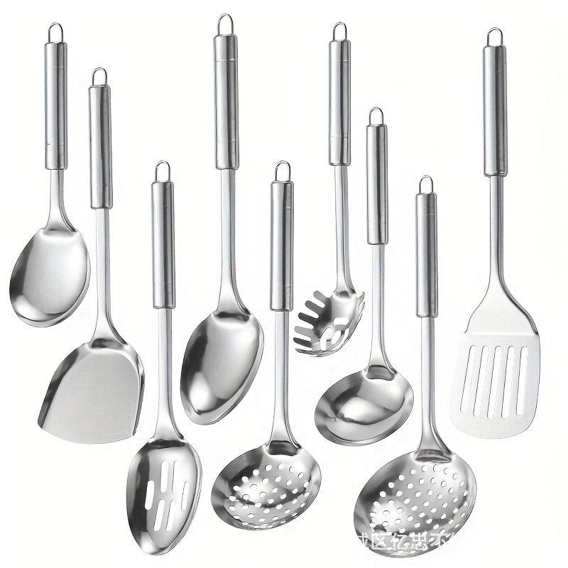 9Piece Stainless Steel Utensil Set Essential NonStick Kitchen Gadgets - HomeGoods Lima