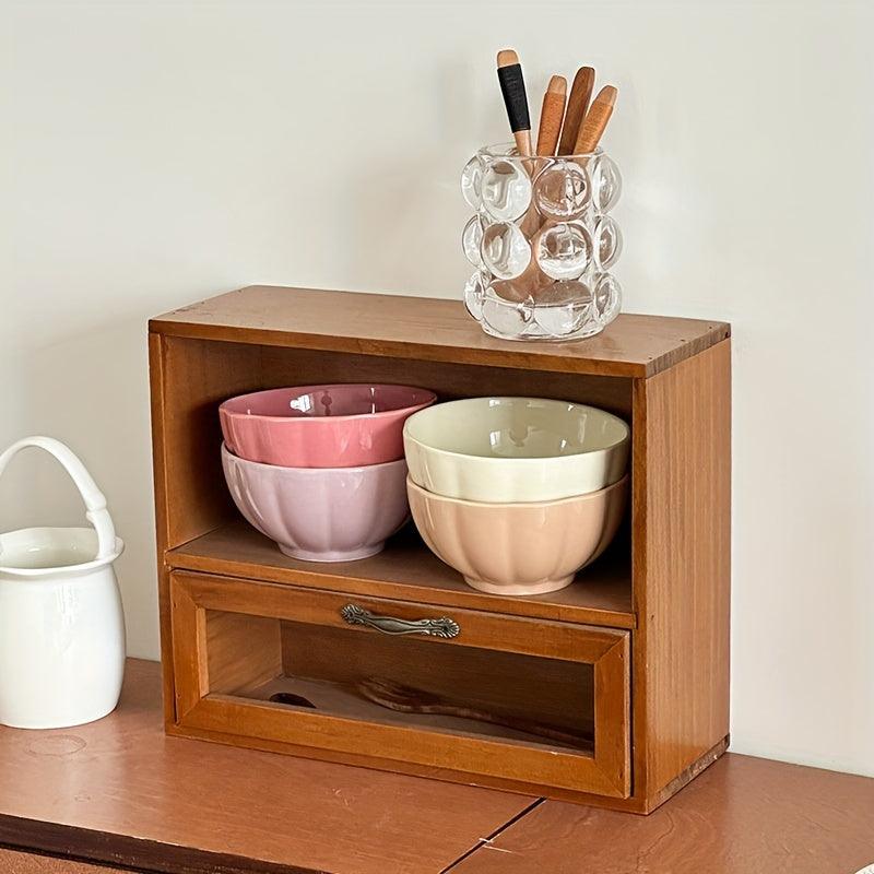 Colorful Glazed Ceramic Bowls Set Perfect for Dorms Gifts - HomeGoods Lima