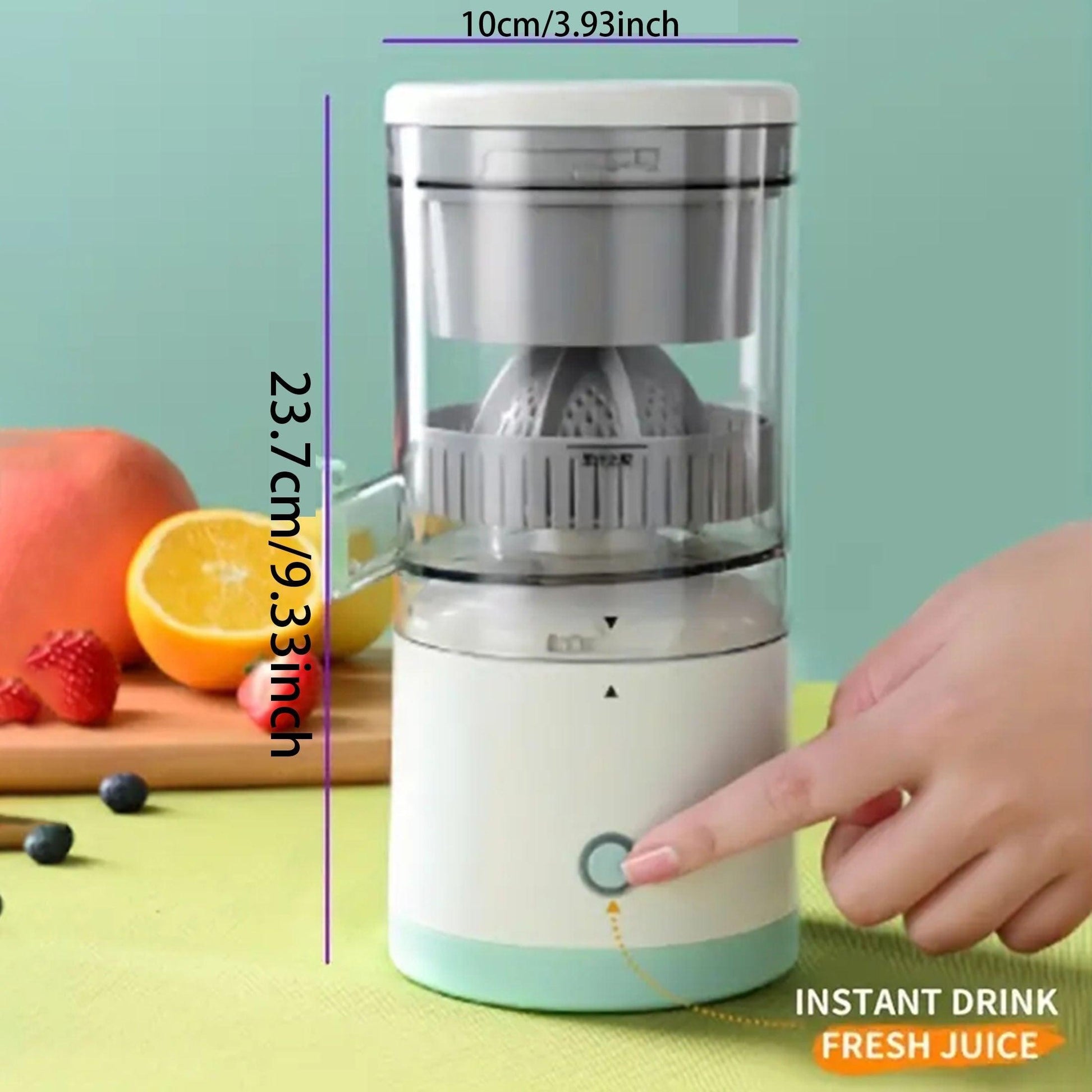 Portable USB Charging Citrus Juicer with Rechargeable Battery - HomeGoods Lima