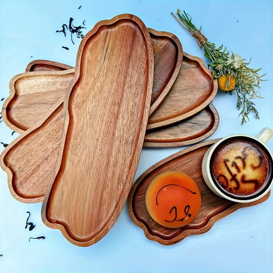 Cloudshaped Wooden Serving Tray Multifunctional Jewelry Food Display - HomeGoods Lima